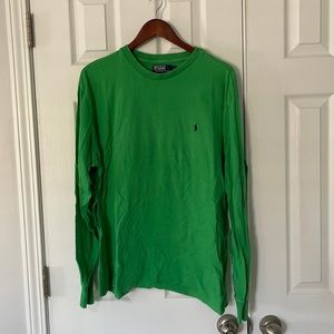 Men’s RL green long sleeve